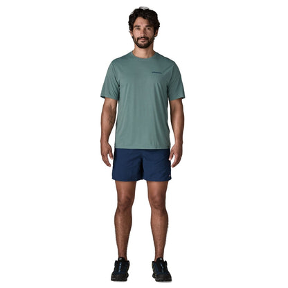 Patagonia Mens Cap Cool Boardshort Logo Daily Shirt - Blue Sage - Light Blue Sage X-Dye