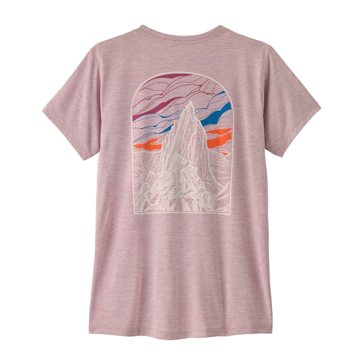 Patagonia Womens Capilene Cool Daily Shirt in Cloud Crag - Quiet Violet