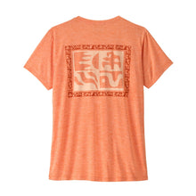 Patagonia Womens Capilene Cool Daily Shirt in Mother Rays - Peach Sherbet
