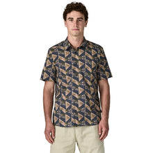 Patagonia Mens Go To Shirt - Jaguar Geo: Dolomite Blue