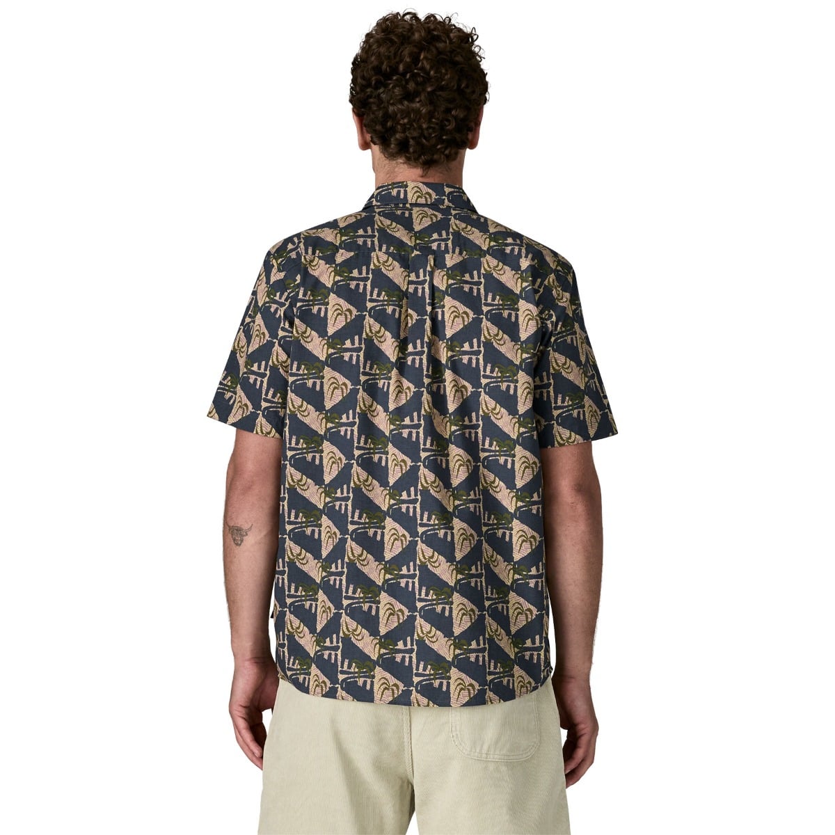 Patagonia Mens Go To Shirt - Jaguar Geo: Dolomite Blue