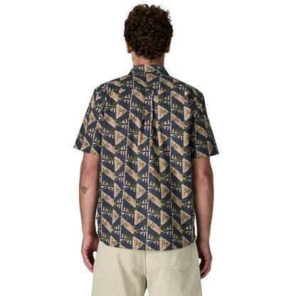 Patagonia Mens Go To Shirt - Jaguar Geo: Dolomite Blue