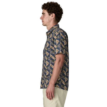 Patagonia Mens Go To Shirt - Jaguar Geo: Dolomite Blue