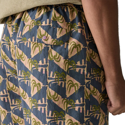 Patagonia Mens Baggies Shorts 5in. - Jaguar Geo: Dolomite Blue