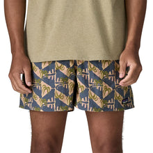 Patagonia Mens Baggies Shorts 5in. - Jaguar Geo: Dolomite Blue