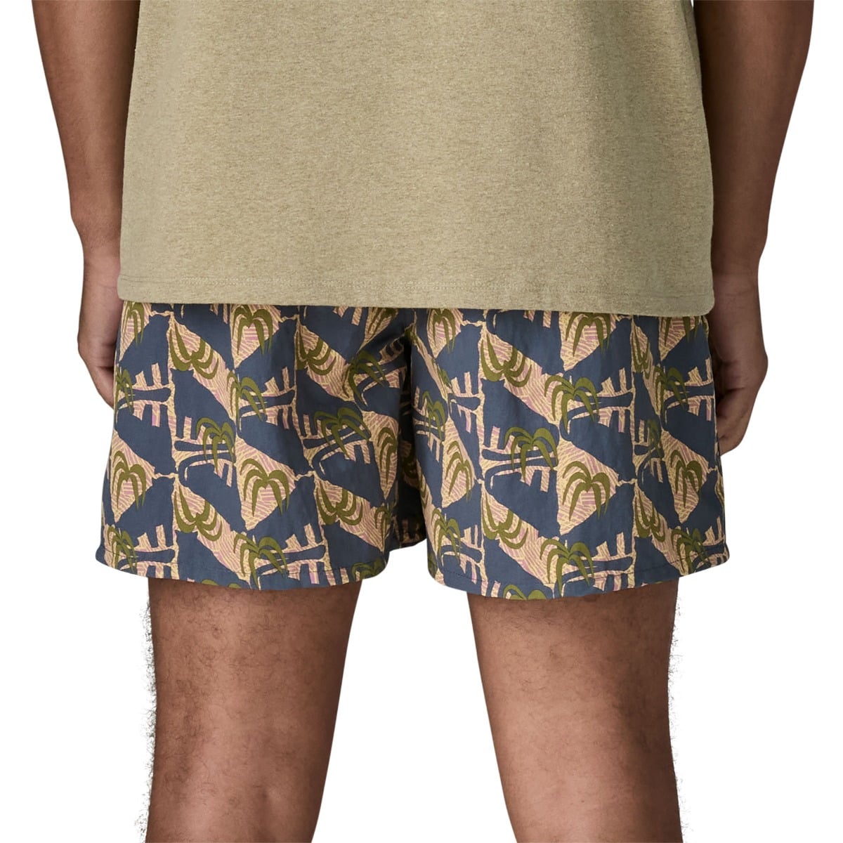 Patagonia Mens Baggies Shorts 5in. - Jaguar Geo: Dolomite Blue