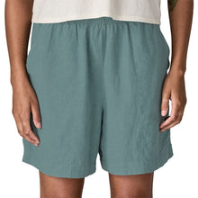 Patagonia Womens Garden Island 6-inch Long Shorts in Whole Weave: Blue Sage