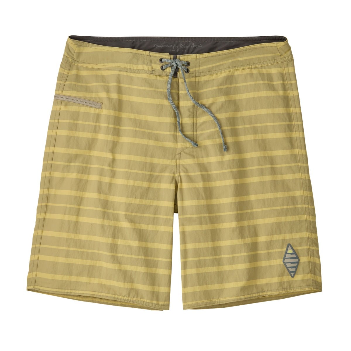 atagonia Mens Wavefarer Boardshorts 19 inch in Steep Face: Weathered Stone