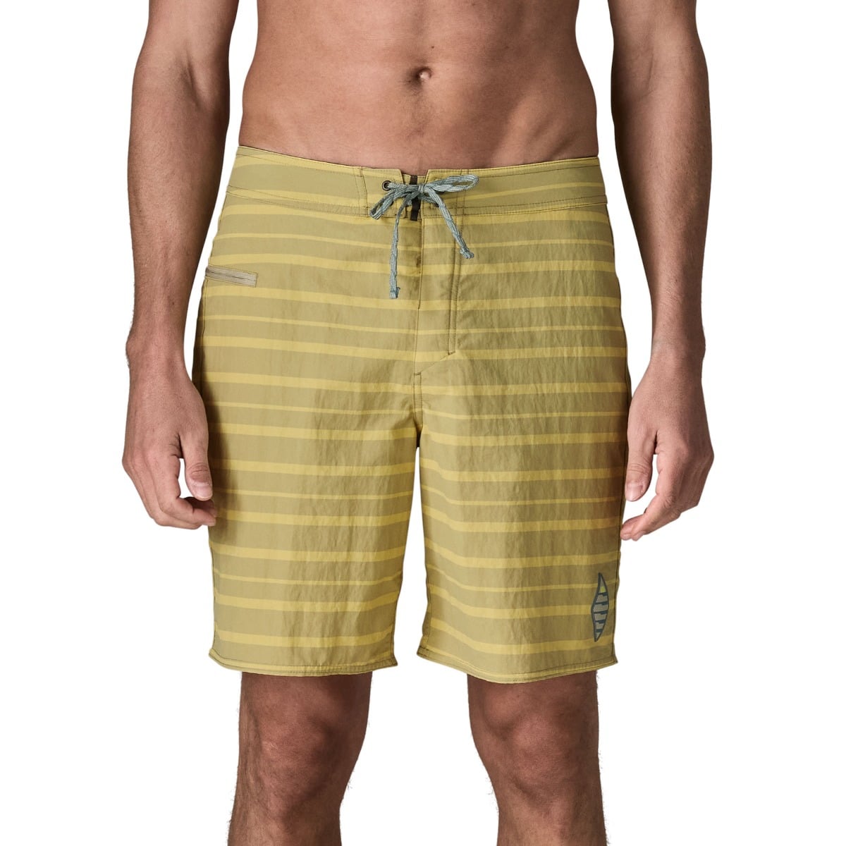 Patagonia Mens Wavefarer Boardshorts 19 in. - Steep Face: Weathered Stone