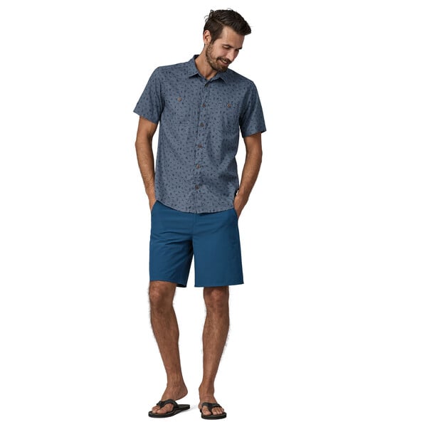 Patagonia Back Step Men's Shirt - Tiny Islands: Utility Blue