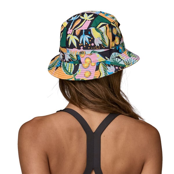 Patagonia Wavefarer Women's Bucket Hat - Island Seeds/Milkweed Mauve