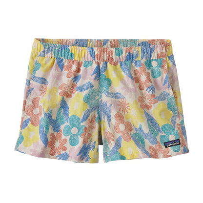 Patagonia Womens Barely 2.5" Baggies Shorts - Channeling Spring: Natural