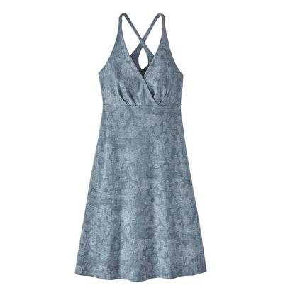 Patagonia Amber Dawn Womens Dress - Channeling Spring: Light Plume Grey