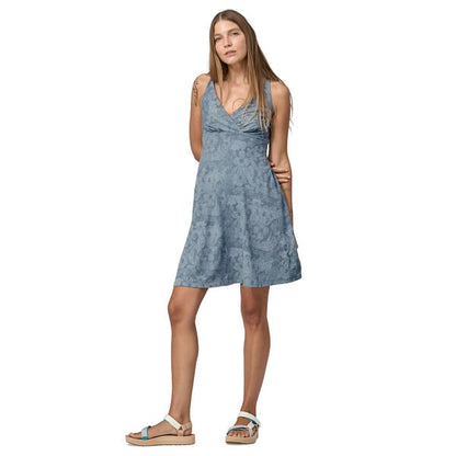 Patagonia Amber Dawn Women's Dress - Channeling Spring: Light Plume Grey