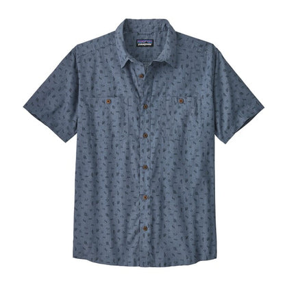 Patagonia Back Step Mens Shirt - Tiny Islands: Utility Blue