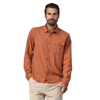 Patagonia Fjord Flannel Lightweight Long-Sleeved Men's Shirt - Sienna Clay