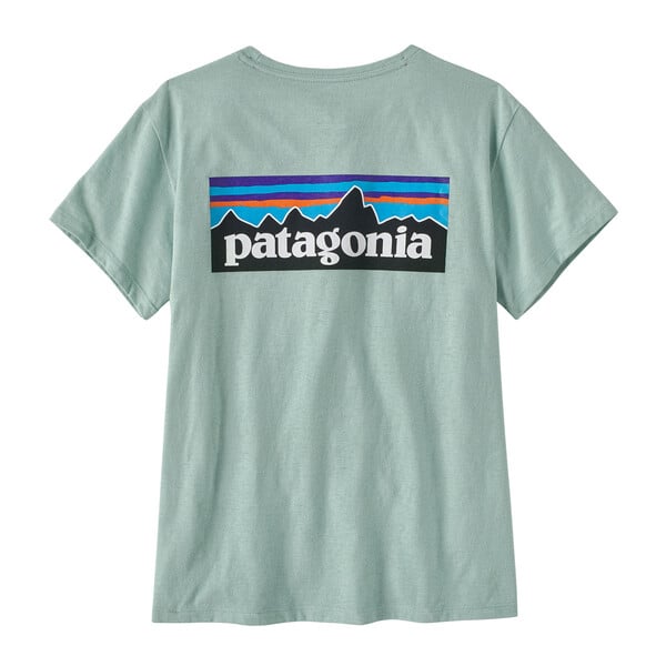 Patagonia  P-6 Logo Womens Responsibili-Tee - Wispy Green