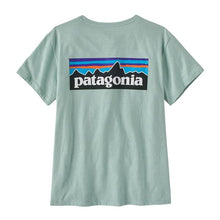 Patagonia  P-6 Logo Womens Responsibili-Tee - Wispy Green