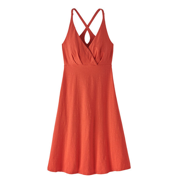 Patagonia Amber Dawn Womens Dress - Pimento Red