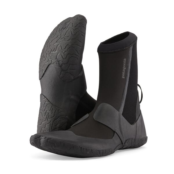 Patagonia R3 Yulex Regulator Unisex Split Toe Booties - Black