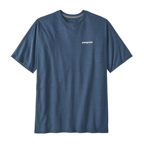 Patagonia P-6 Logo Mens Responsibili-Tee - Utility Blue