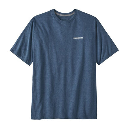 Patagonia P-6 Logo Mens Responsibili-Tee - Utility Blue