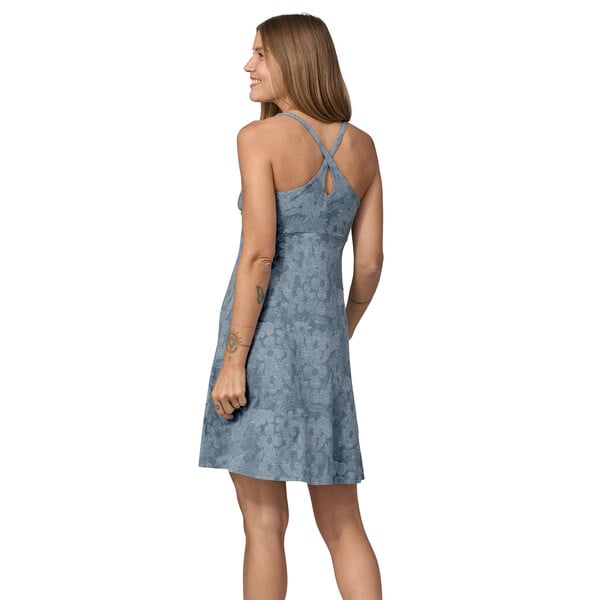 Patagonia Amber Dawn Women's Dress - Channeling Spring: Light Plume Grey