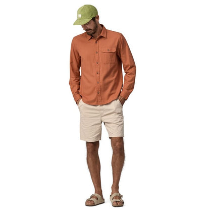 Patagonia Fjord Flannel Lightweight Long-Sleeved Men's Shirt - Sienna Clay