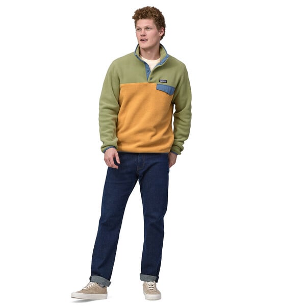 Patagonia Lightweight Synchilla Men's Snap-T·¨® Fleece Pullover - Pufferfish Gold