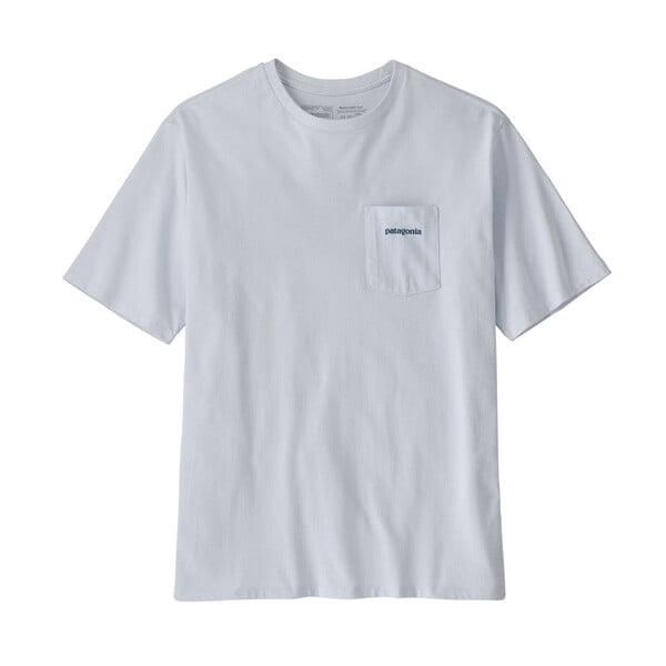 Patagonia Boardshort Logo Pocket Men's Responsibili-Tee - White
