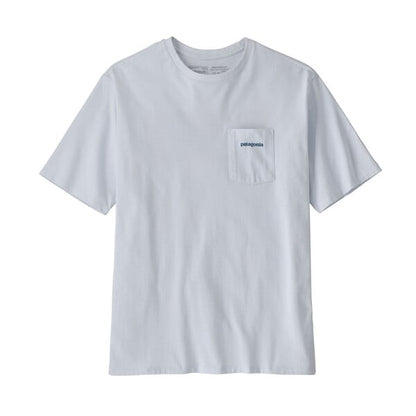 Patagonia Boardshort Logo Pocket Men's Responsibili-Tee - White