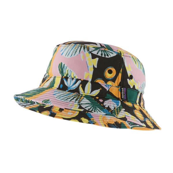 Patagonia Wavefarer Womens Bucket Hat - Island Seeds/Milkweed Mauve
