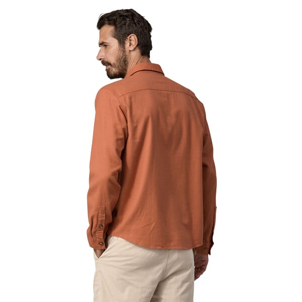 Patagonia Fjord Flannel Lightweight Long-Sleeved Men's Shirt - Sienna Clay