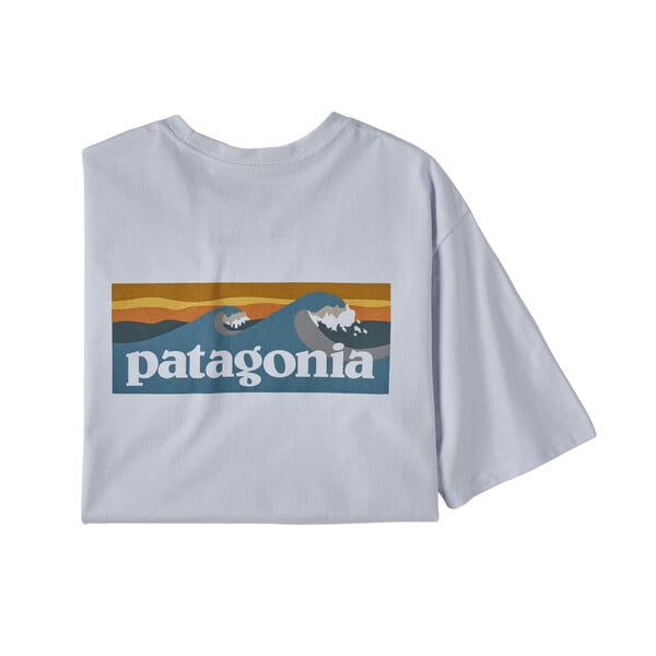 Patagonia Boardshort Logo Pocket Men's Responsibili-Tee - White
