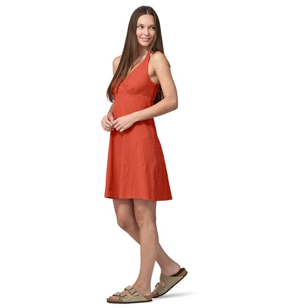 Patagonia Amber Dawn Women's Dress - Pimento Red