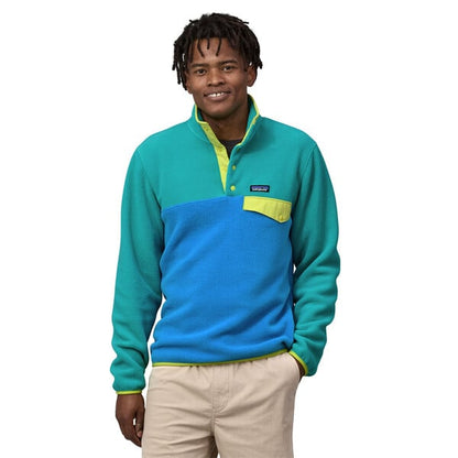 Patagonia Lightweight Synchilla Men's Snap-T·¨® Fleece Pullover - Vessel Blue