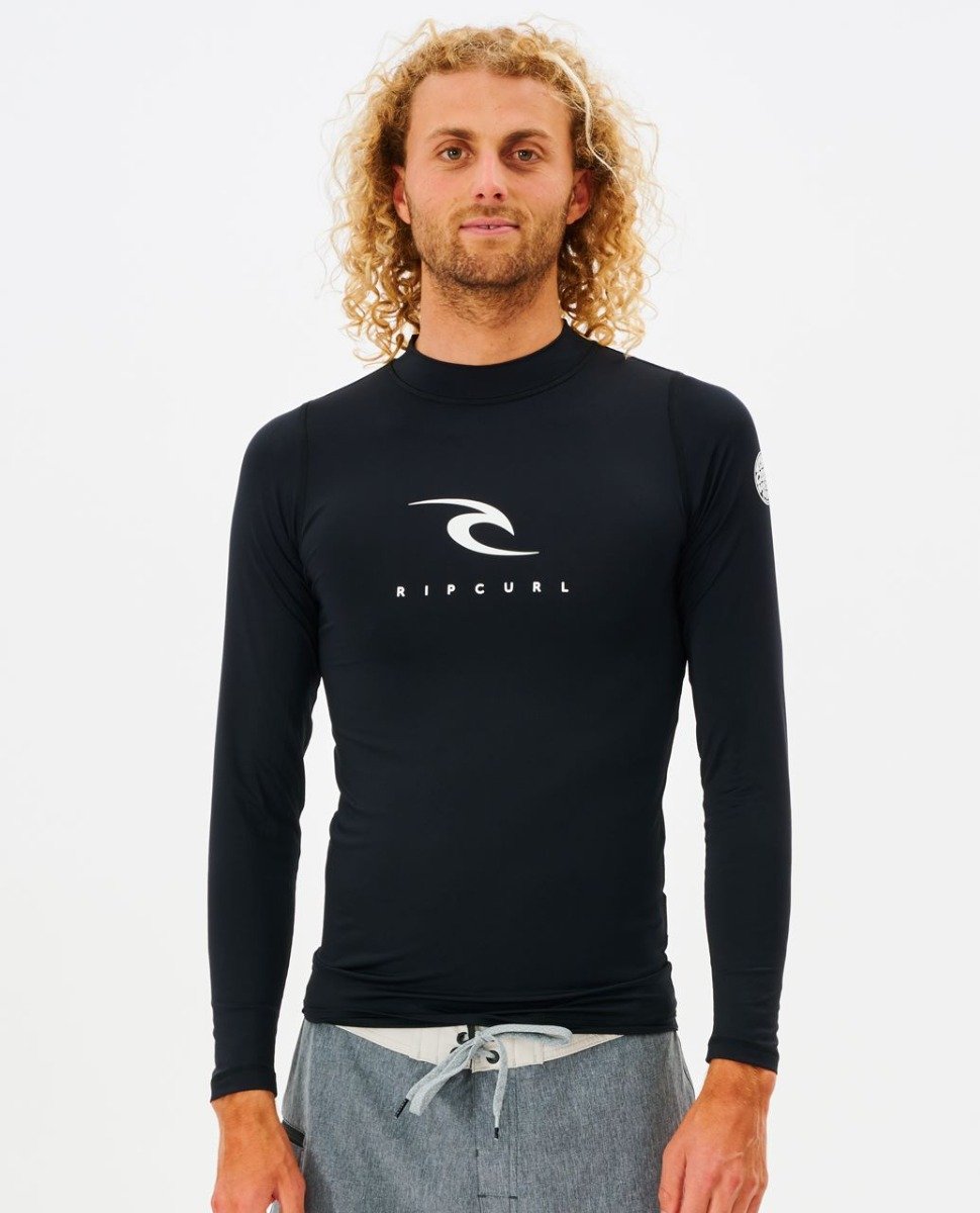 Rip Curl Corps Long Sleeve UV Tee - Black