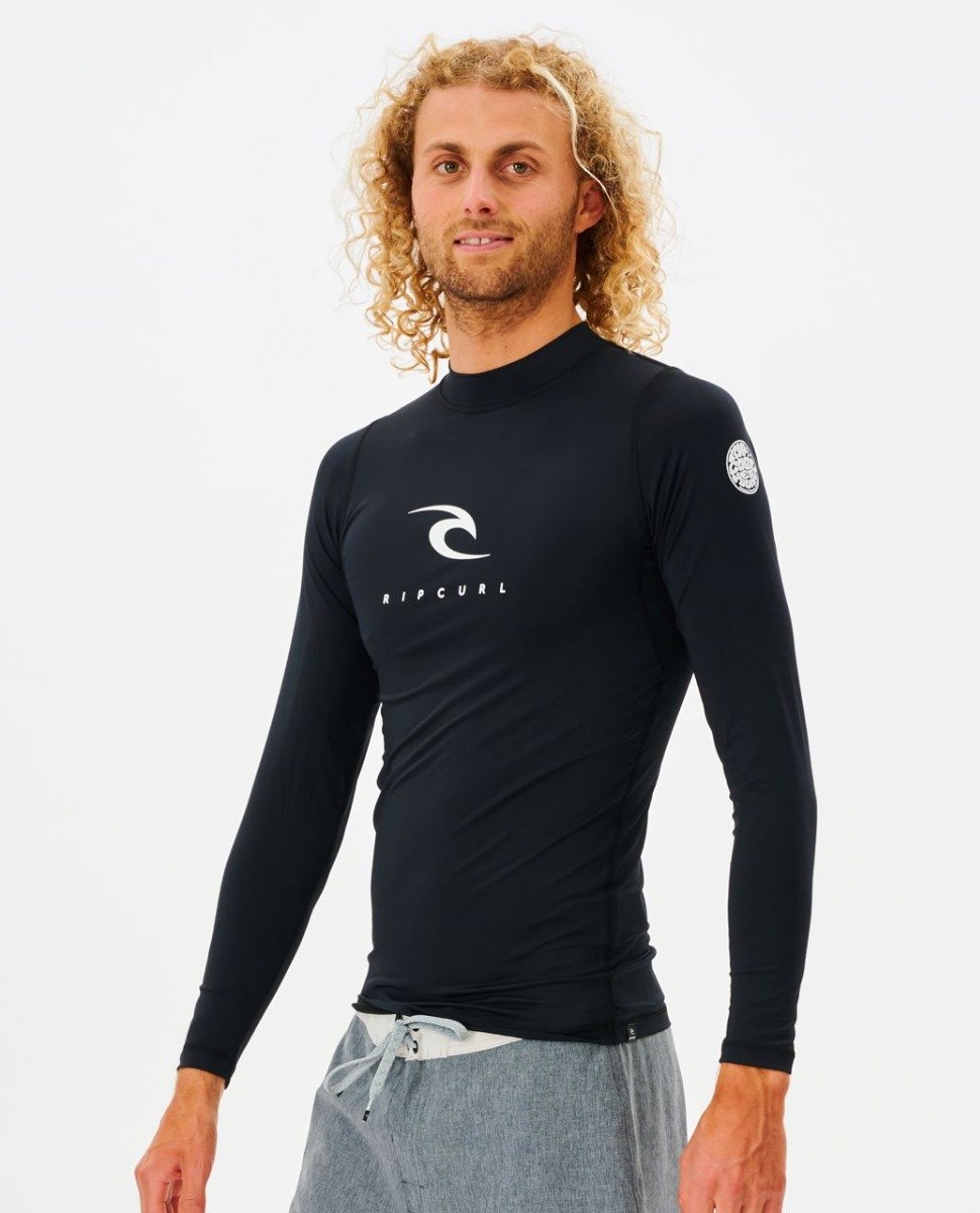 Rip Curl Corps Long Sleeve UV Tee - Black