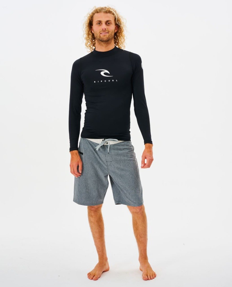 Rip Curl Corps Long Sleeve UV Tee - Black
