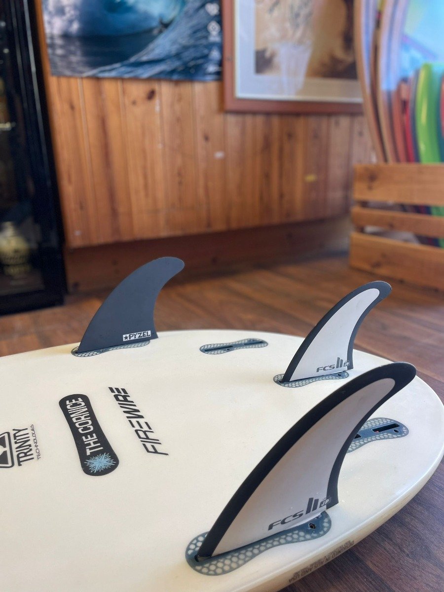 Firewire The Cornice 5'9" Surfboard + Pyzel FCS I Fins - USED
