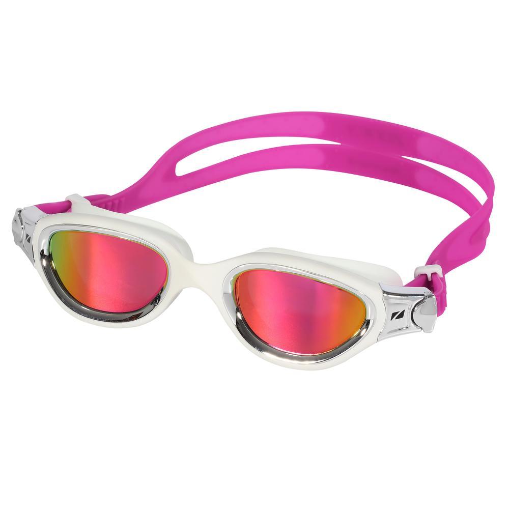 Zone3 Venator-X Polarized Revo Silver Lens Goggles - Pink - Full View
