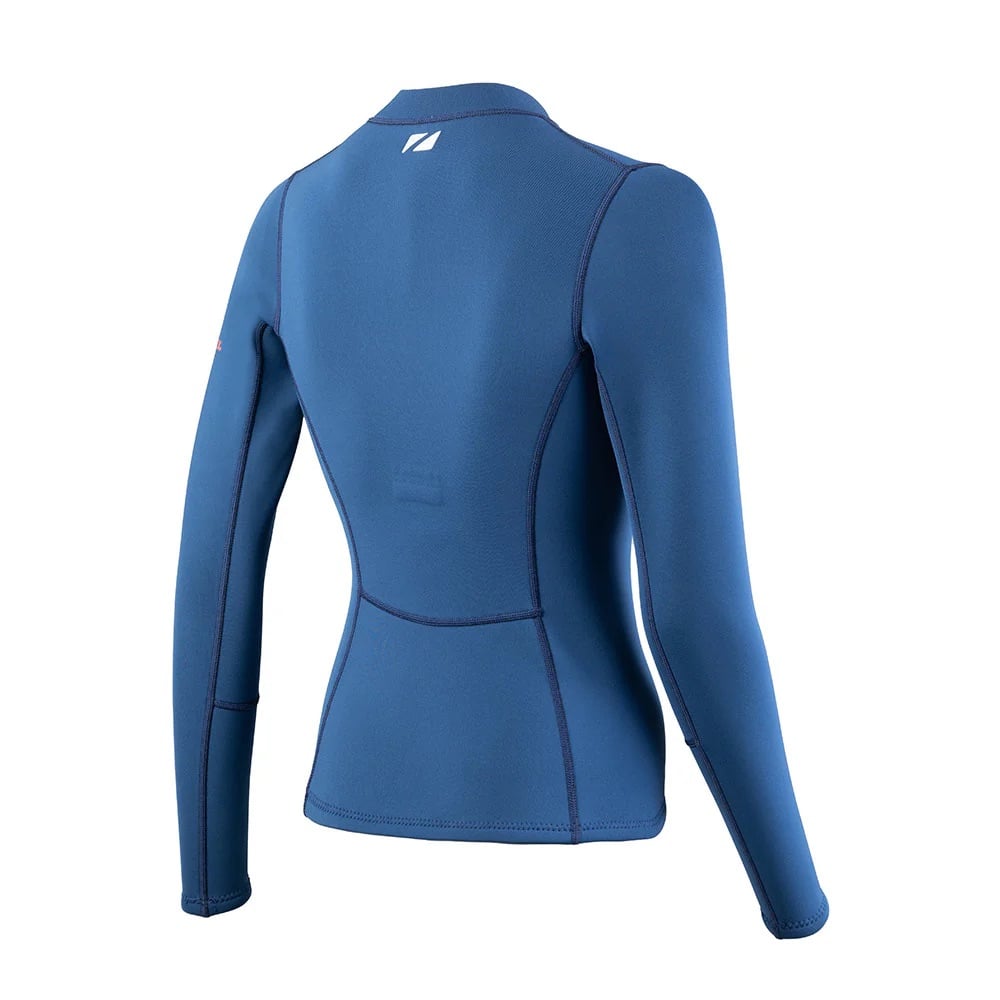 ZONE3 Women's Yulex Long Sleeve 1.5mm Full Zip Top - Navy