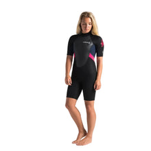 C-Skins Element 3/2mm Women's Shorty Wetsuit - Black / Coral