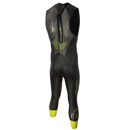 ZONE3 Men's Vision Sleeveless Wetsuit - Black