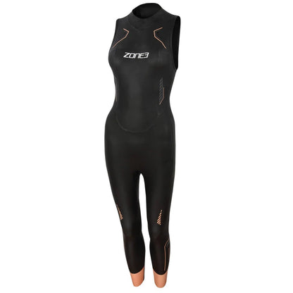 ZONE3 VISION WOMEN'S SLEEVELESS WETSUIT IN BLACK