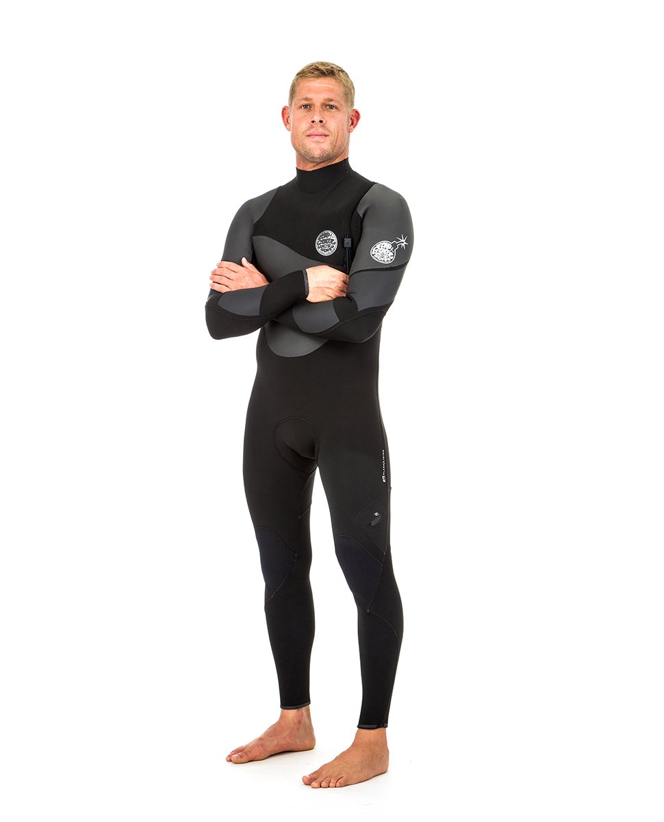 Rip Curl Flashbomb E5 Heat Seeker 5/3mm Mens Zip Free Wetsuit