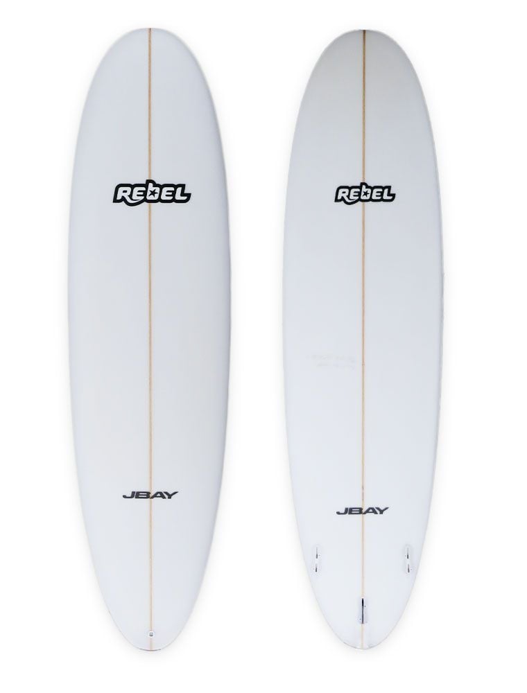 Rebel Mini Mal Surfboard - Clear