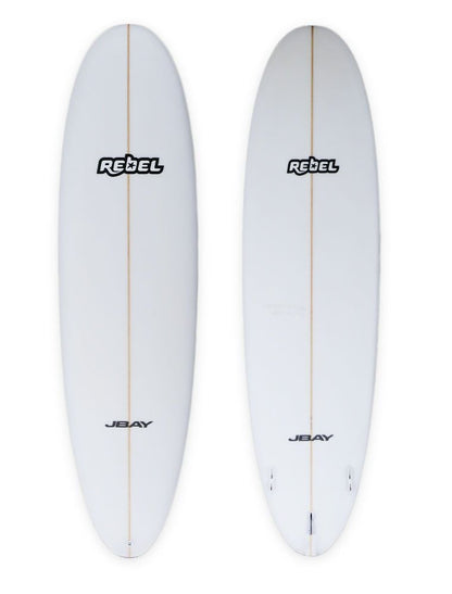Rebel Mini Mal Surfboard - Clear