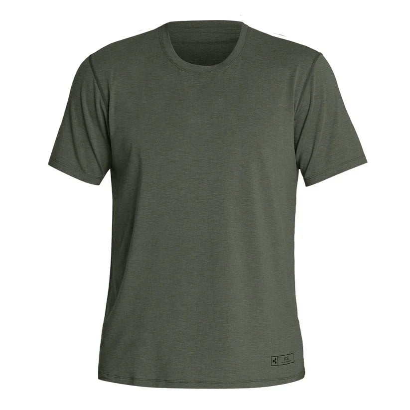 Xcel ThreadX Solid Short Sleeve UV Tee in Grape Leaf