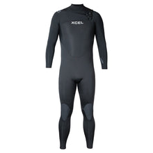 Xcel Mens Axis Chest Zip 3/2mm Summer Wetsuit in Black